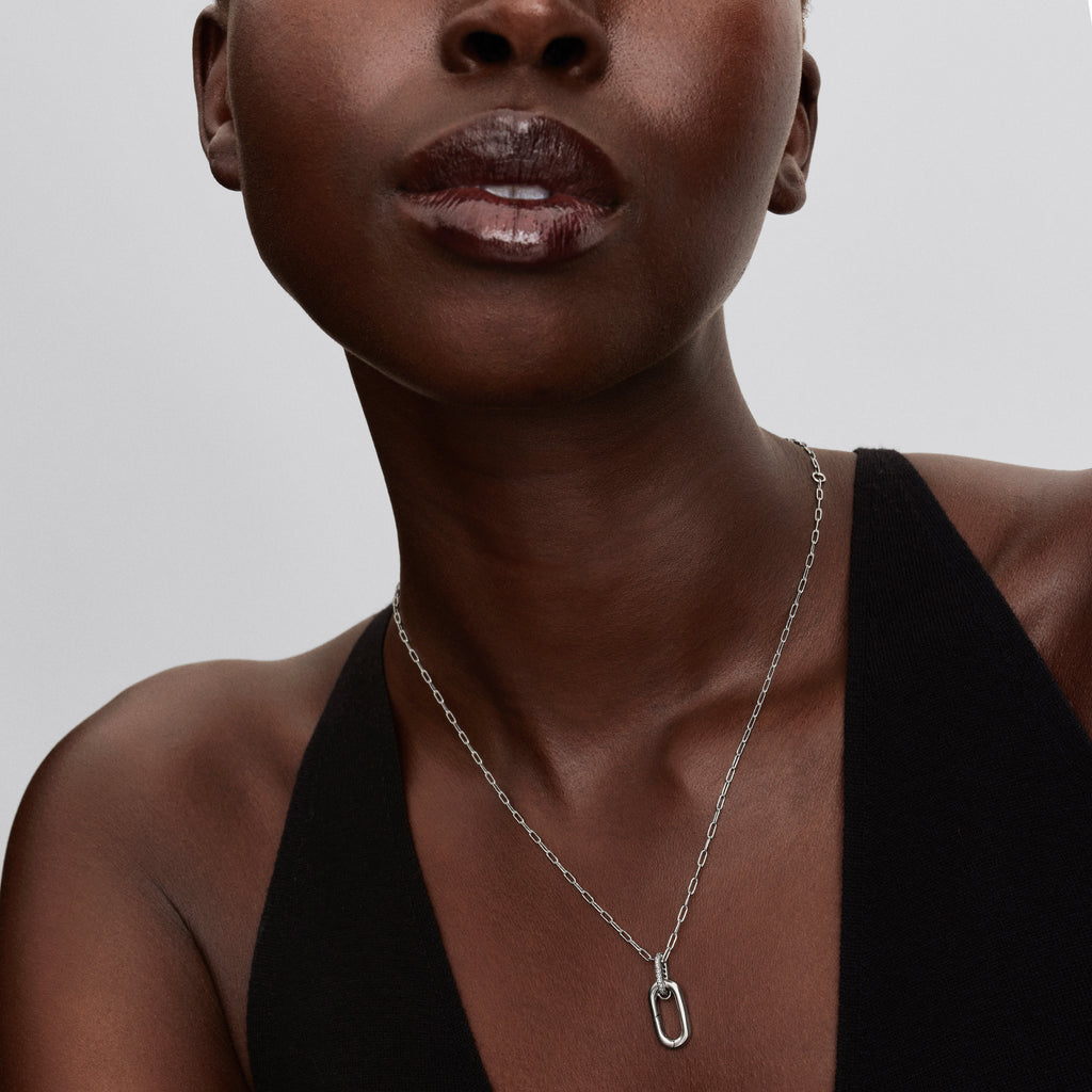 Openable Link Pendant Necklace