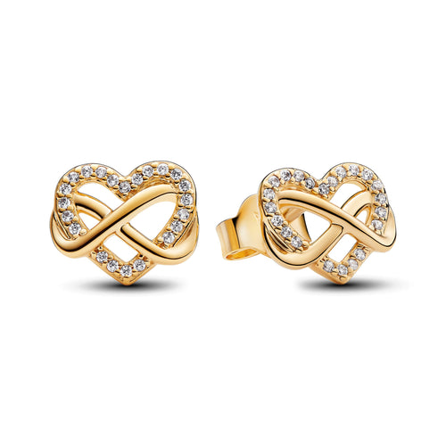 14k Gold Plated Infinity Heart Gift Set