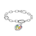 Pandora ME Rainbow Heart Bracelet Styled Set