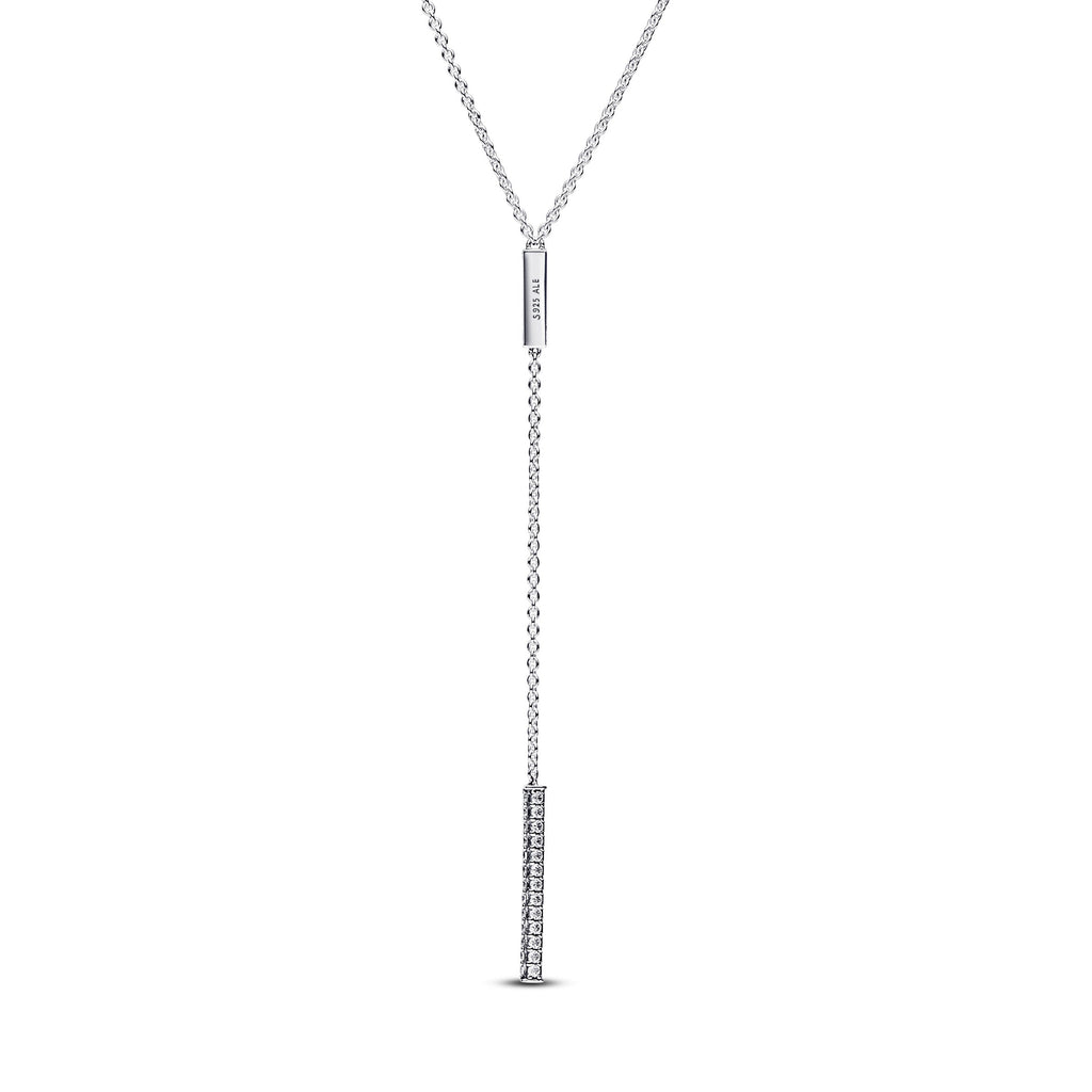 Pandora Timeless Pav¨¦ Prism Drop Necklace