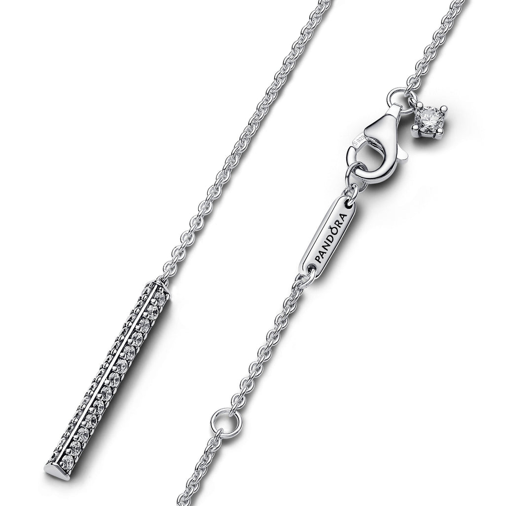 Pandora Timeless Pav¨¦ Prism Drop Necklace