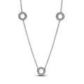 Pav¨¦ Circles Chain Necklace