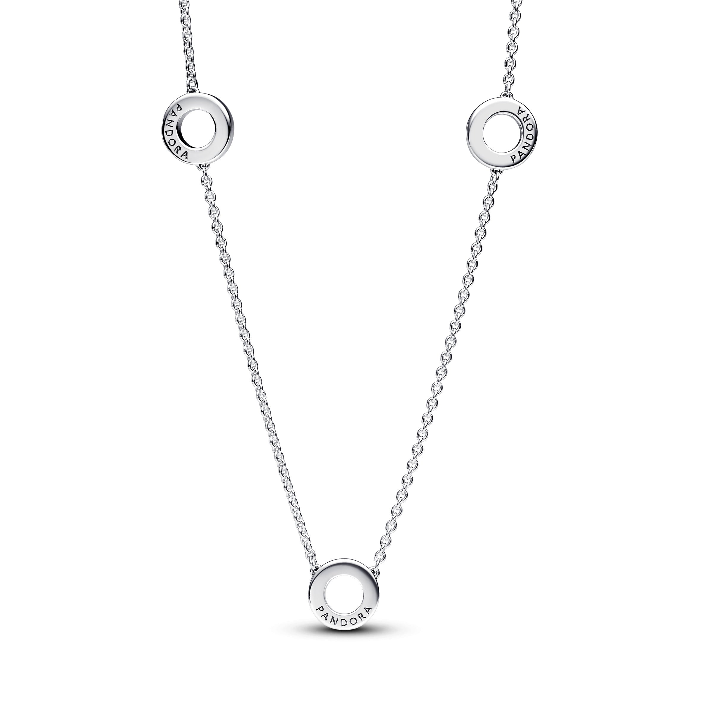 Pav¨¦ Circles Chain Necklace