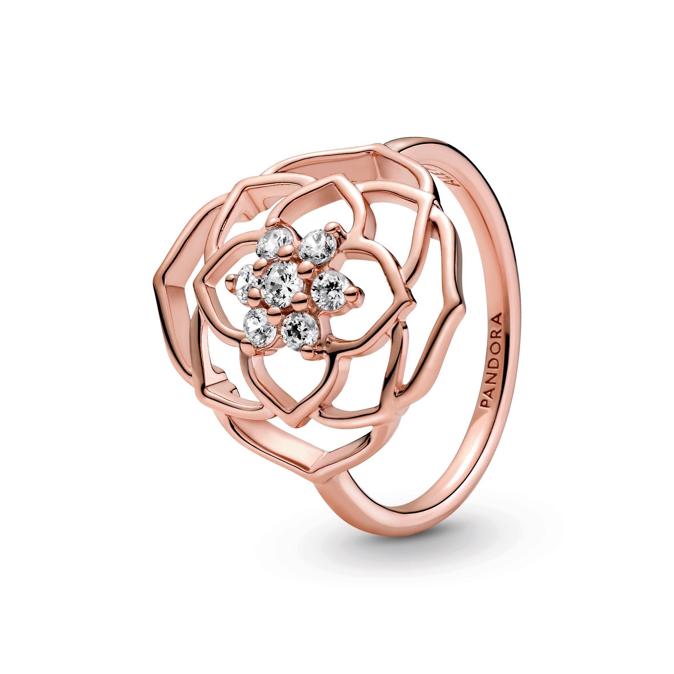 Rose Petals Statement Ring
