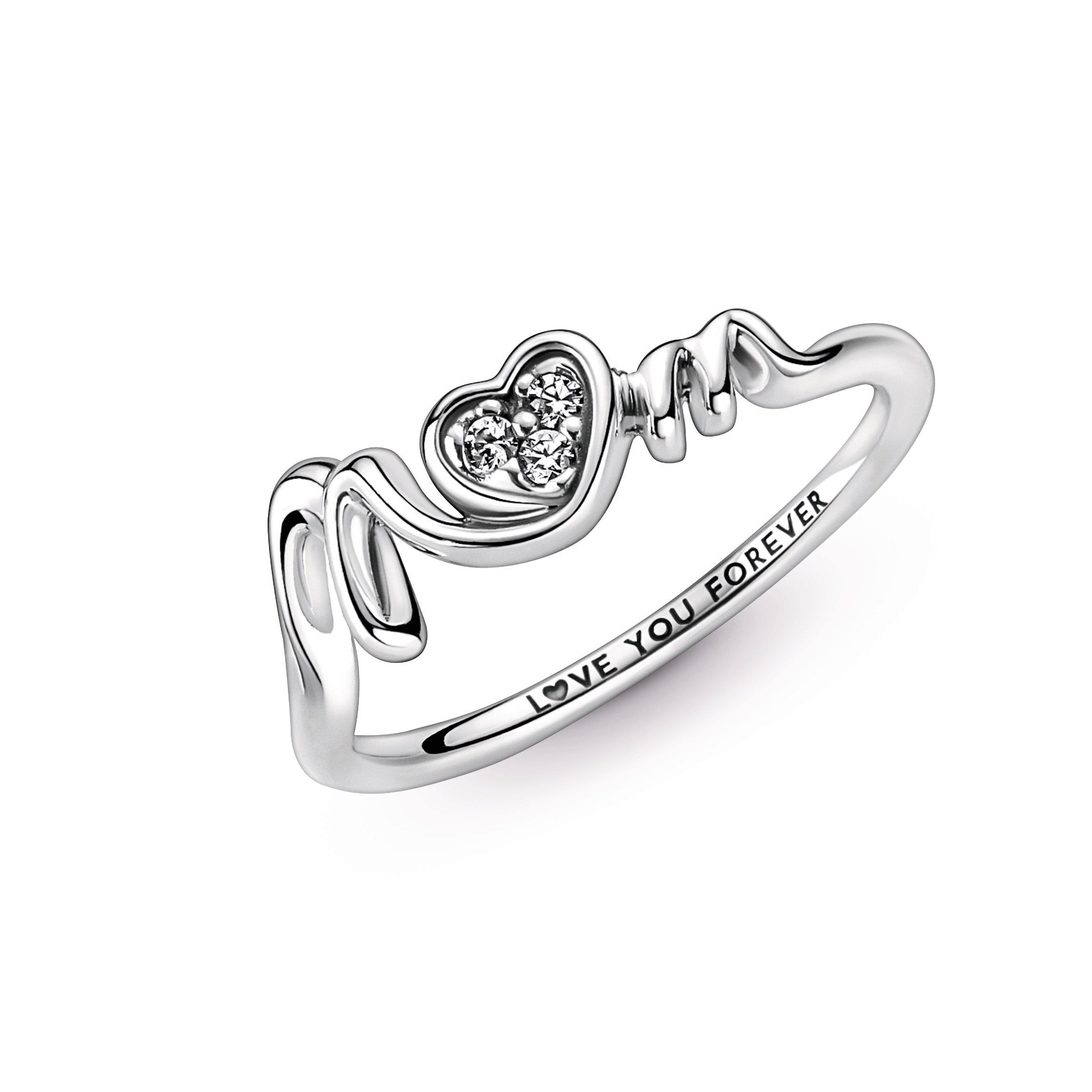 Mum Pav¨¦ Heart Ring