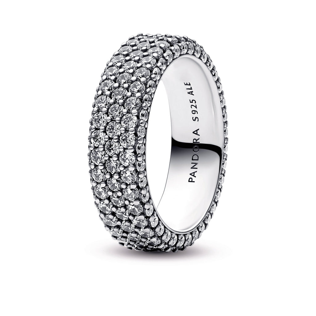 Pandora Timeless Pav¨¦ Triple-row Ring