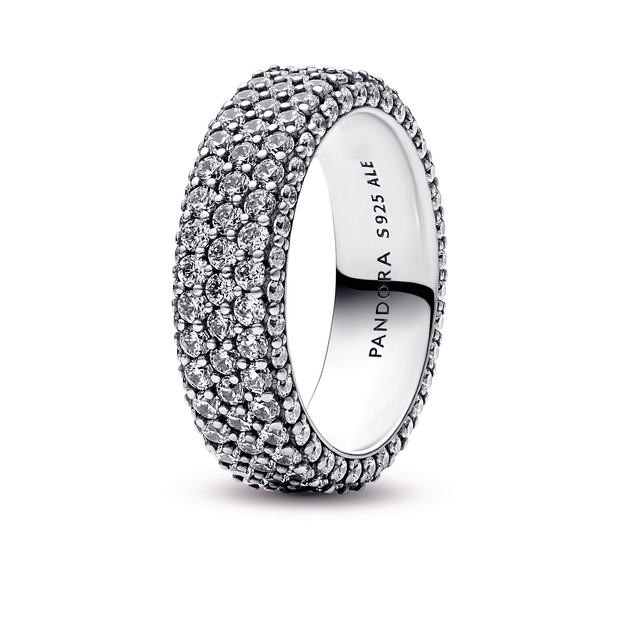 Pandora Timeless Pav¨¦ Triple-row Ring