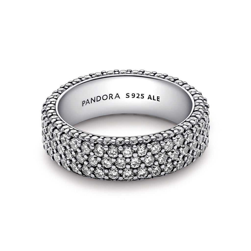 Pandora Timeless Pav¨¦ Triple-row Ring