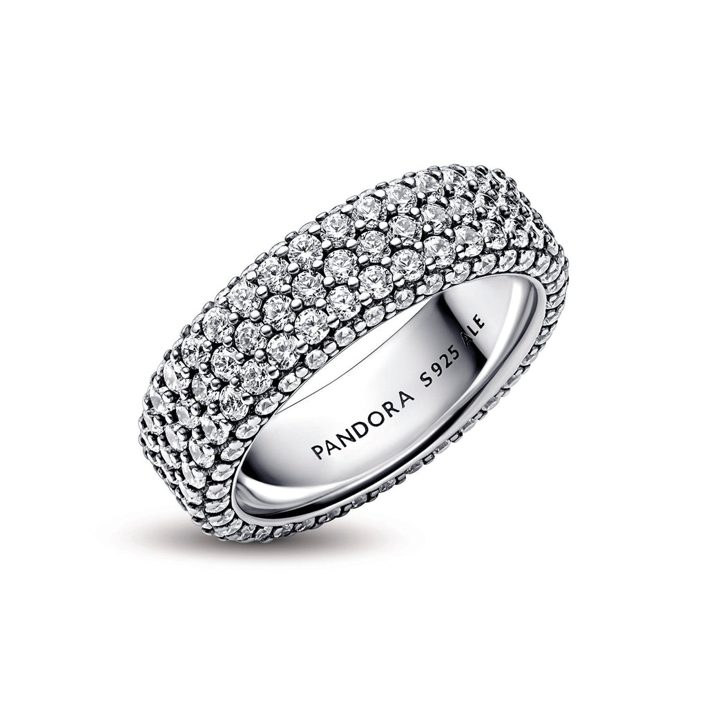 Pandora Timeless Pav¨¦ Triple-row Ring