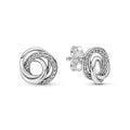 Family Always Encircled Stud Earrings