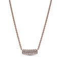 Pandora Timeless Pav¨¦ Double-row Bar Collier Necklace