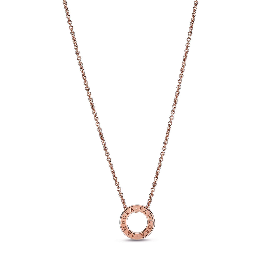 Pandora Logo Pav¨¦ Circle Collier Necklace