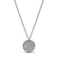 Pandora Timeless Pav¨¦ Round Pendant Necklace