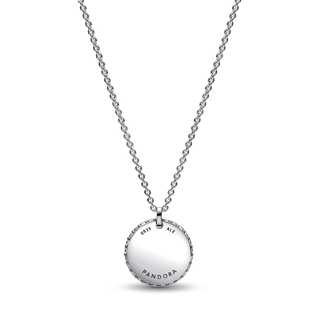 Pandora Timeless Pav¨¦ Round Pendant Necklace