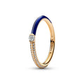 Pandora ME Pav¨¦ & Blue Dual Ring