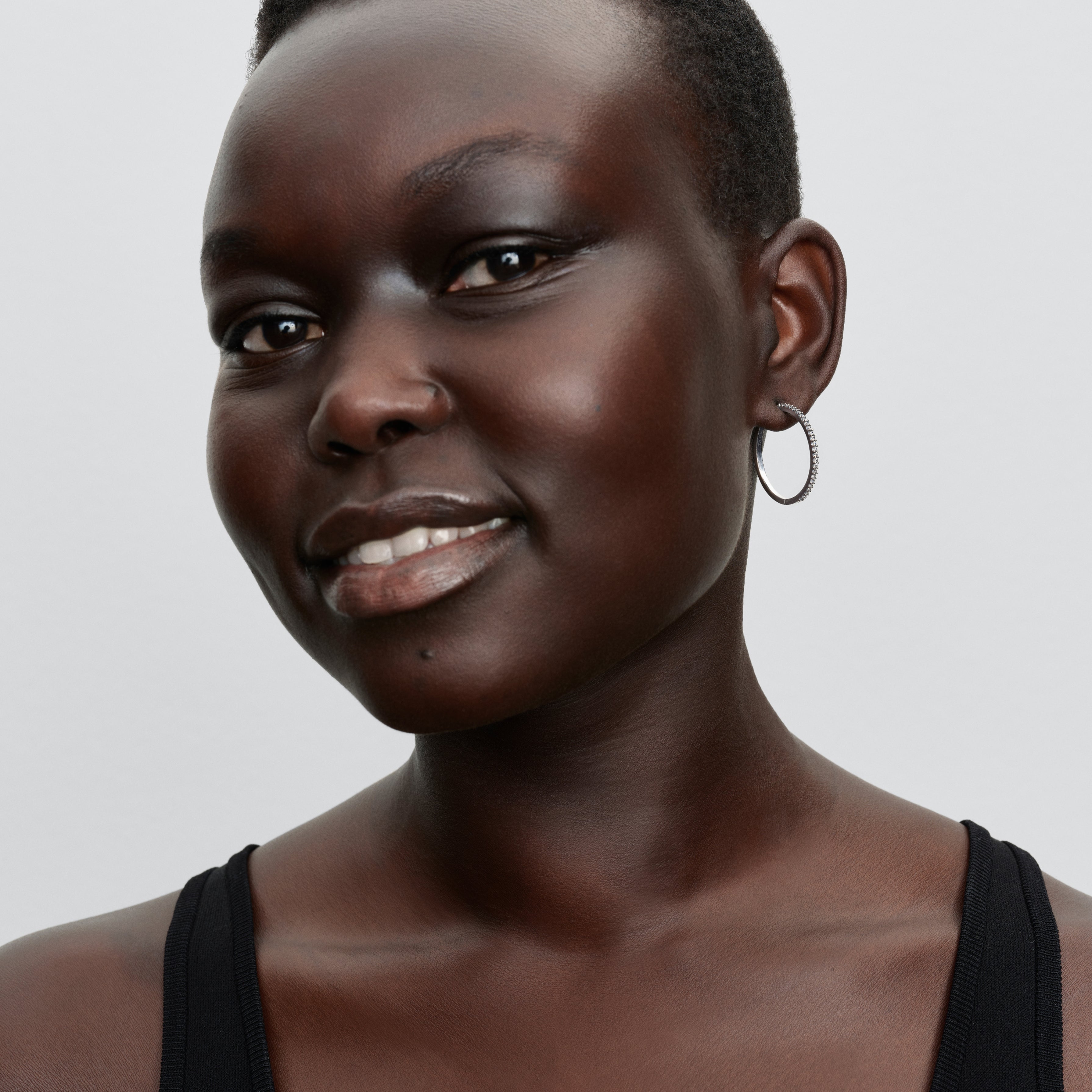 Sparkling Hoop Earrings