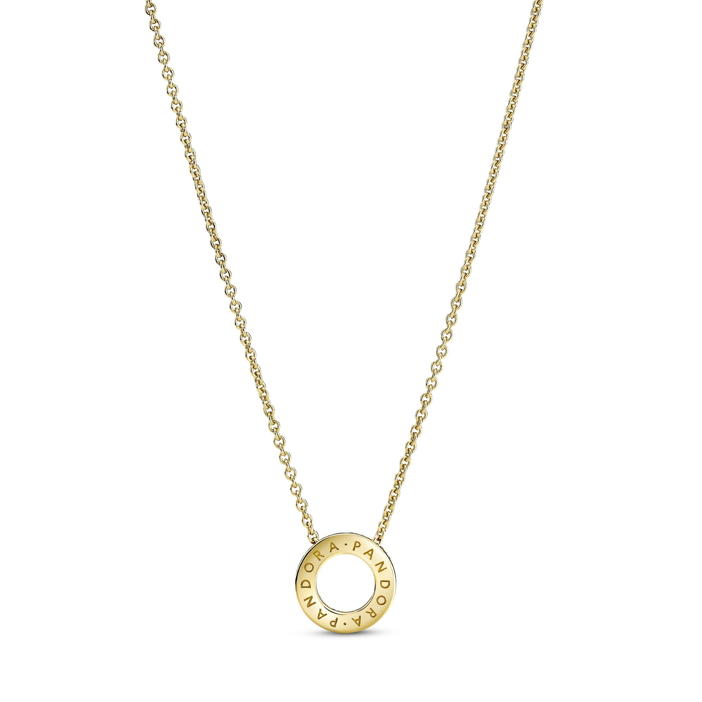 Pandora Logo Pav¨¦ Circle Collier Necklace