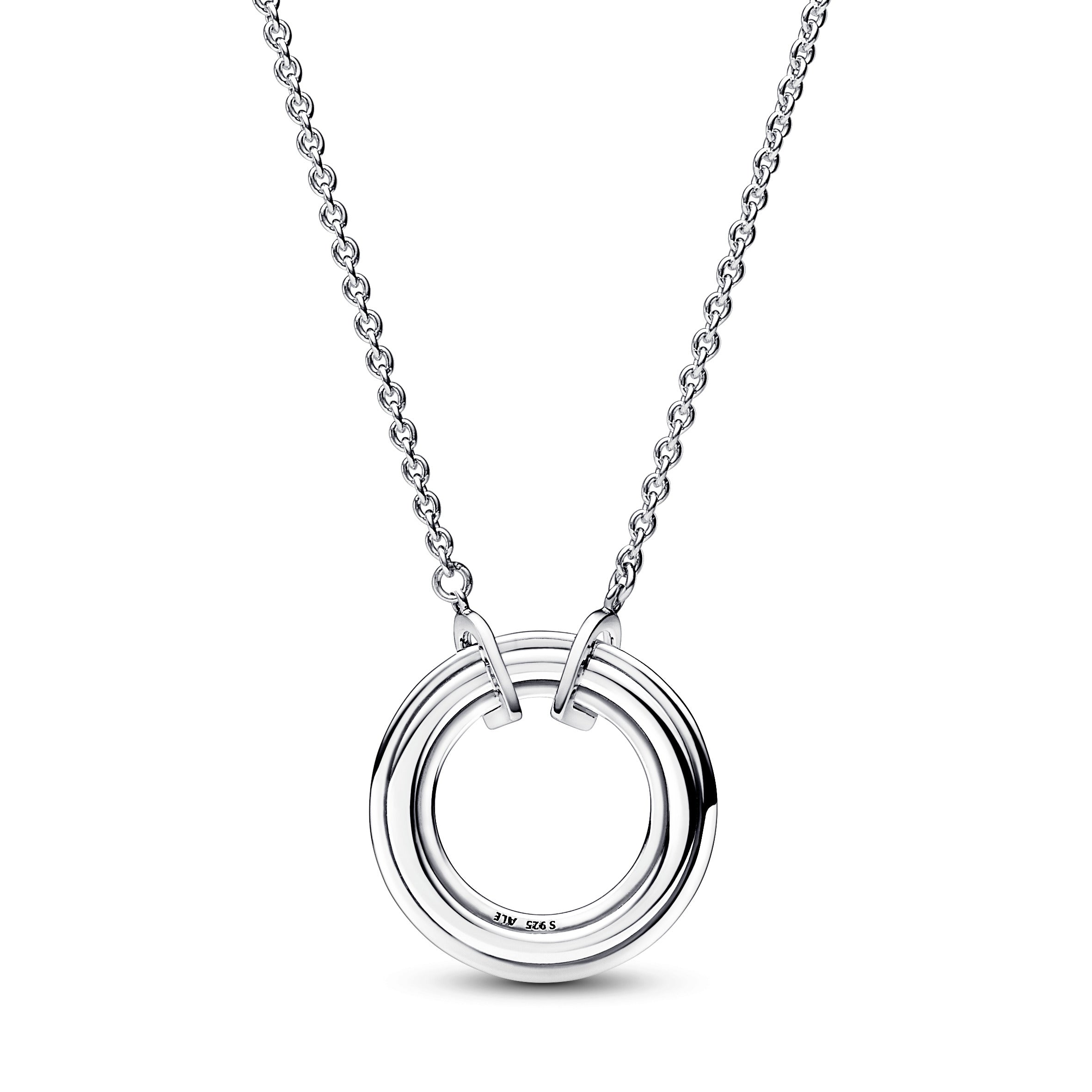 Pandora Signature Two tone Logo & Pav¨¦ Necklace