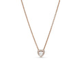 Sparkling Heart Collier Necklace