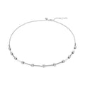 Sparkling Pav¨¦ Collier Bars Necklace