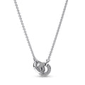Pandora Signature Intertwined Pav¨¦ Pendant Necklace