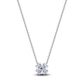 Sparkling Lucky Clover Pendant Necklace