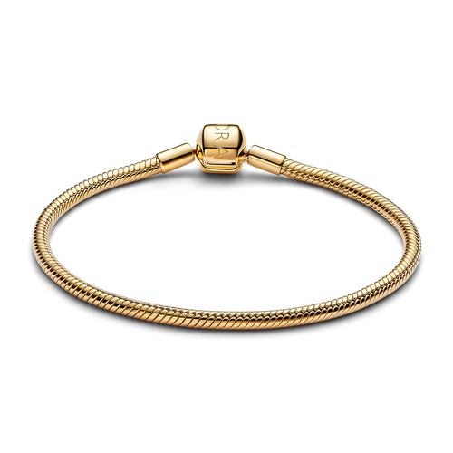 Barrel Clasp Snake Chain Bracelet