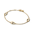 Organically Shaped Oval & Treated Freshwater Cultured Pearl Bracelet