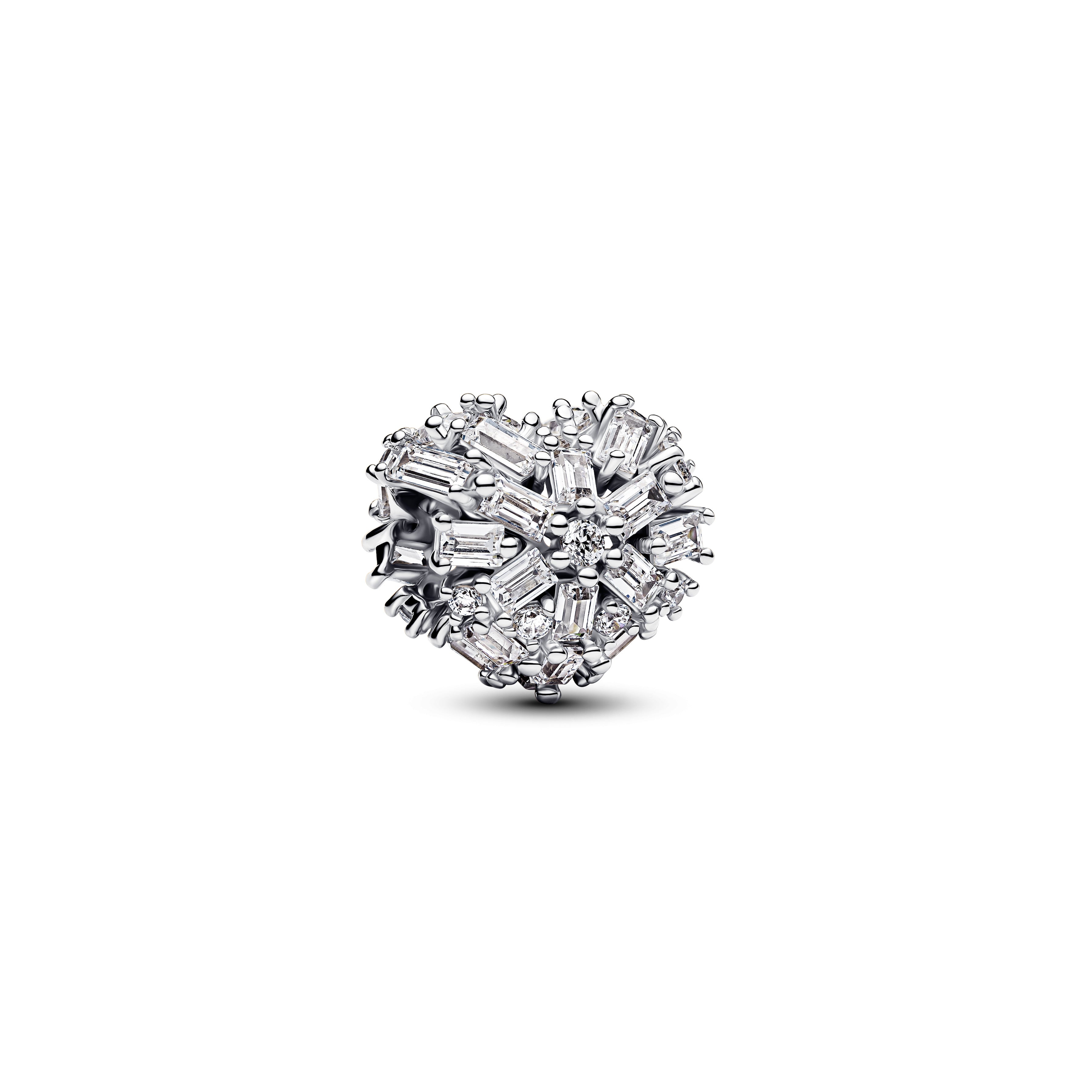 Sparkling Heart Charm