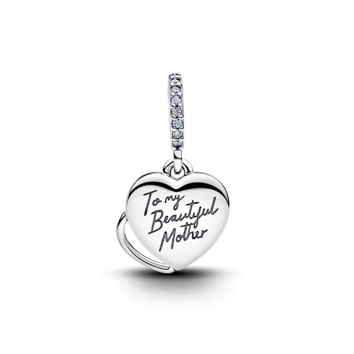 Beautiful Mother Double Dangle Charm