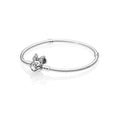 Disney Pandora Moments Pav¨¦ Minnie Mouse Clasp Snake Chain Bracelet